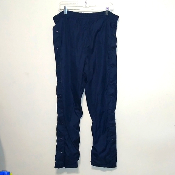 JC Penney Olympic Full Size Snap Navy Athletic Pants - Size Large - Picture 1 of 6